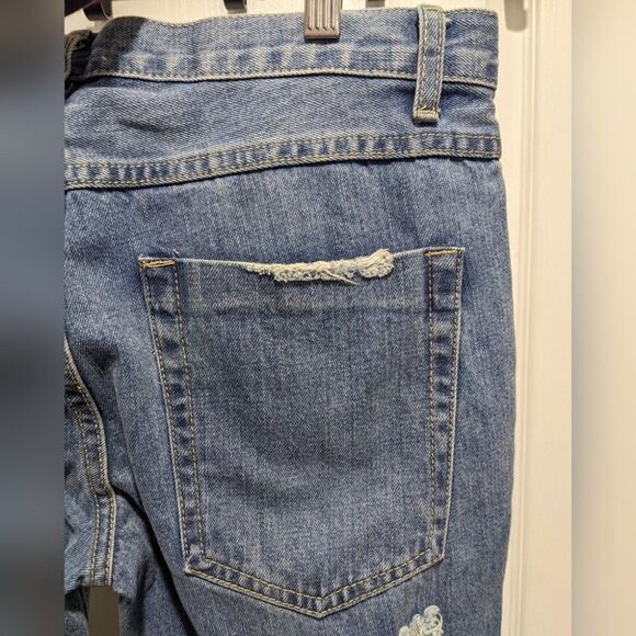 NWT Superdown | Angie Girlfriend Jeans in Vintage Blue Wash - Picture 6 of 8